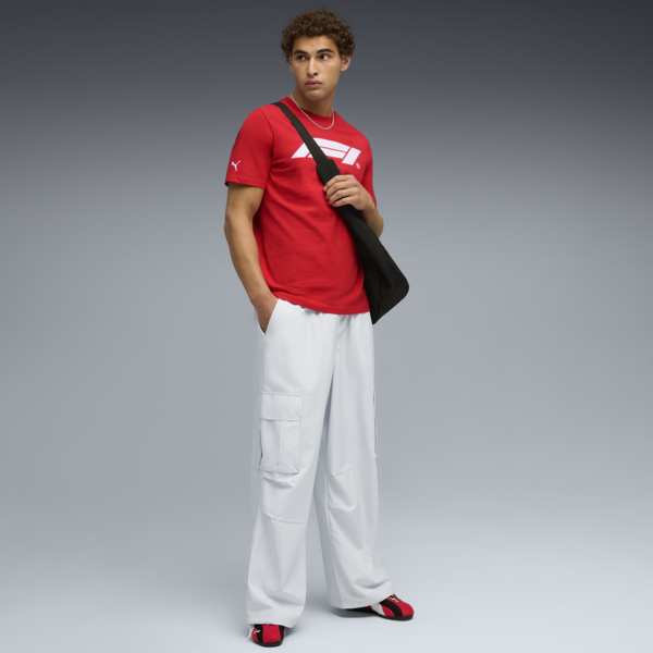 F1® Essentials Logo Tee Men, Pop Red, large-ZAF