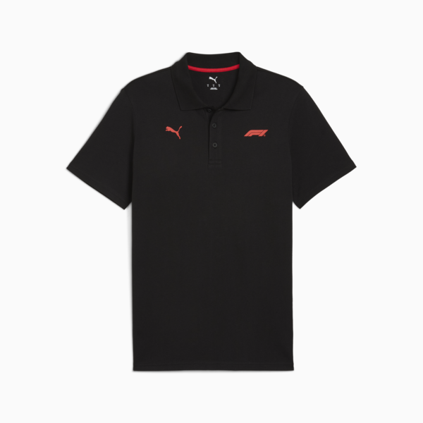 F1 Essentials Polo Men, PUMA Black, large-MEX