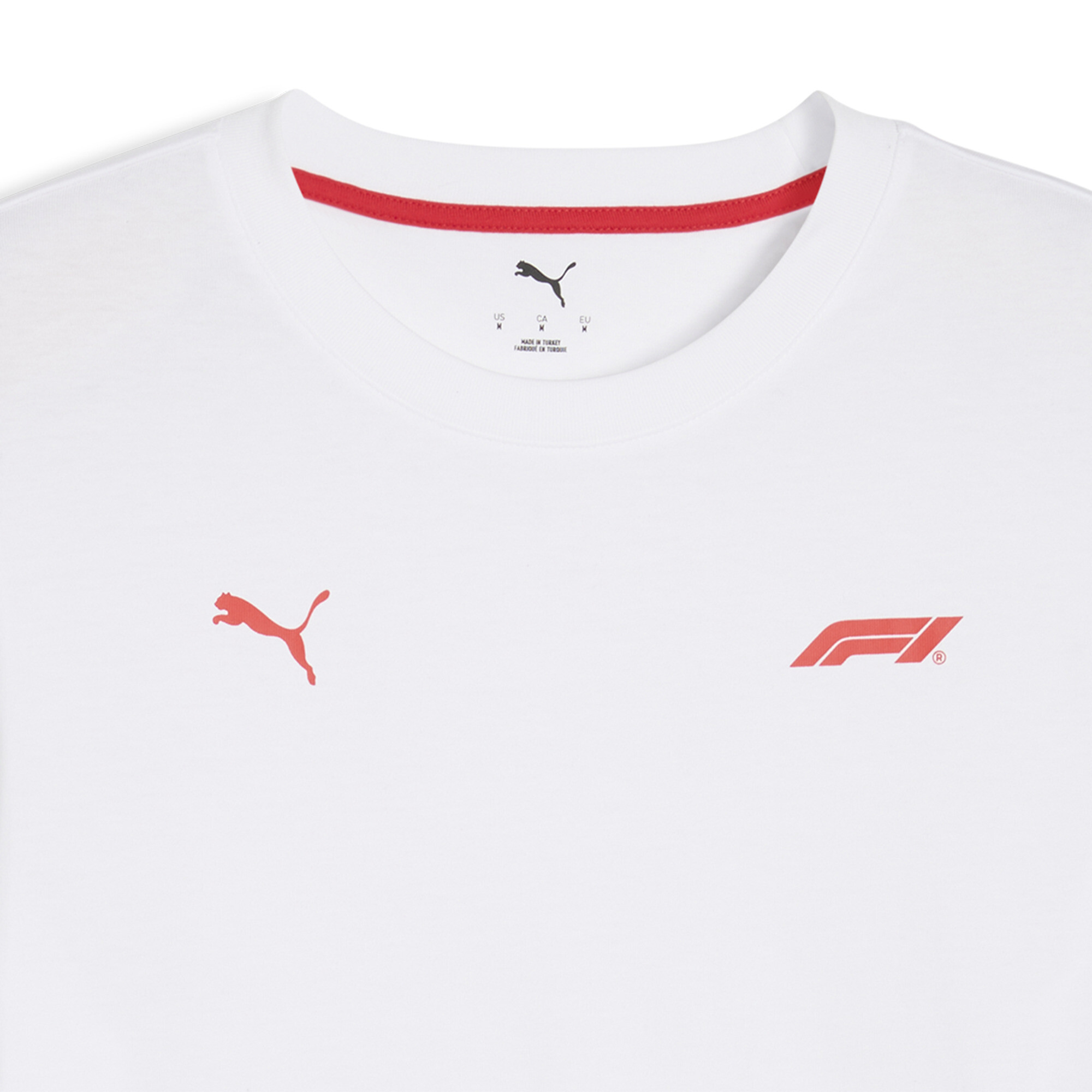 F1® Small Logo T-shirt voor Heren, Wit, Maat 4XL | PUMA