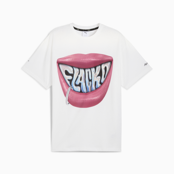 A$AP ROCKY x PUMA Flacko Smile Tee Men, PUMA White, large-ZAF