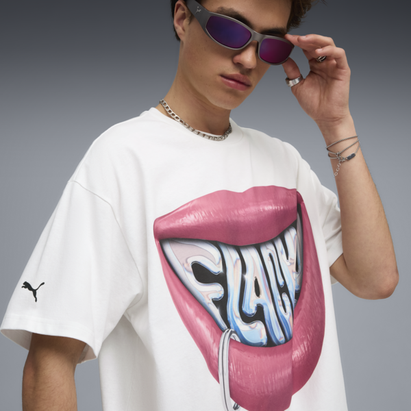 A$AP ROCKY x PUMA Flacko Smile Tee Men, PUMA White, large-ZAF