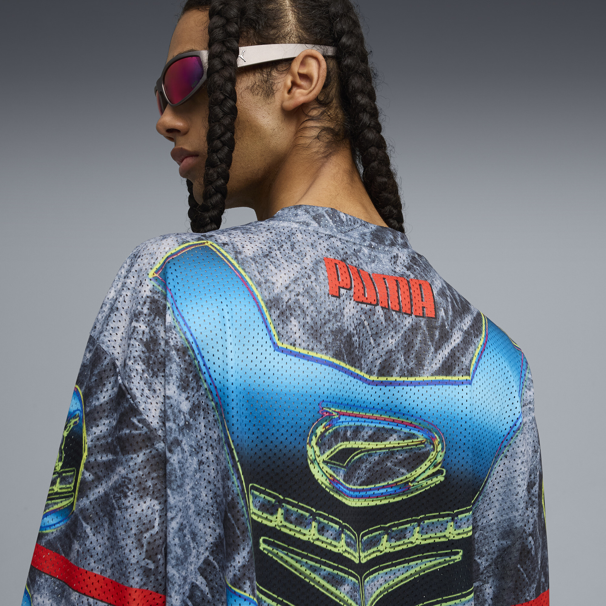 A$AP ROCKY x PUMA Moto Armor uniseks T-shirt met lange mouwen, Wit, Maat XXL thumbnail 4