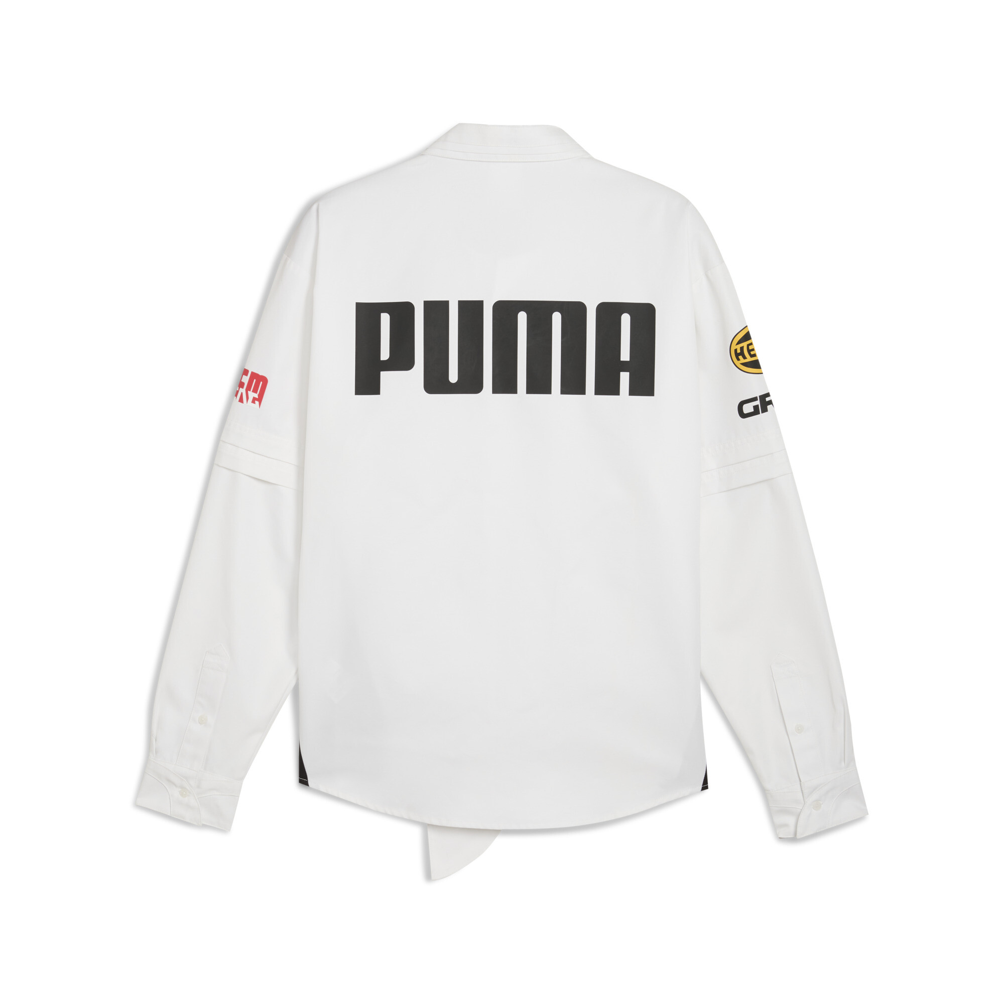A$AP ROCKY x PUMA gelaagd uniseks pitcrew-overhemd, Wit, Maat M thumbnail 2