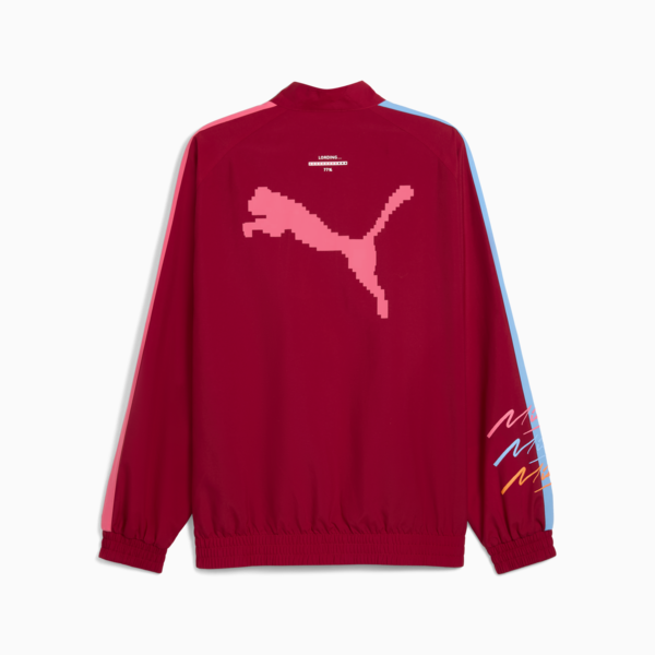Scuderia Ferrari Miami T7 Jacket Men, Dark Crimson, large-ZAF