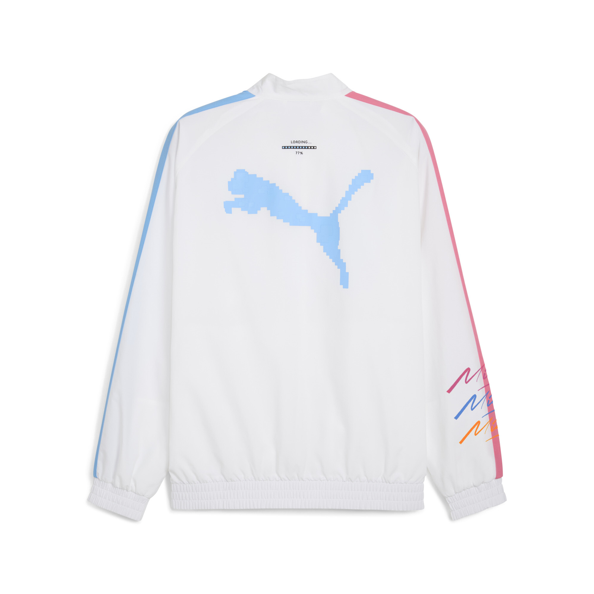 PUMA Scuderia Ferrari Miami T7-jack voor Heren, Wit, Maat L thumbnail 2