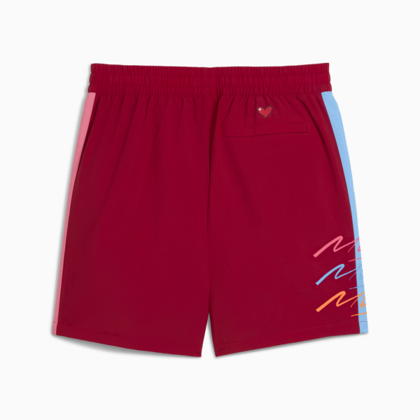 Scuderia Ferrari Miami T7 7" Shorts Men, Dark Crimson, large-ZAF