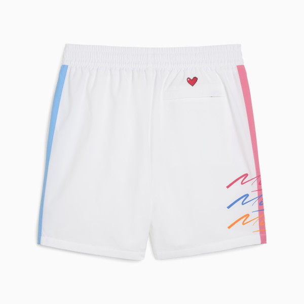 Scuderia Ferrari Miami T7 7" Shorts Men, PUMA White, large-ZAF
