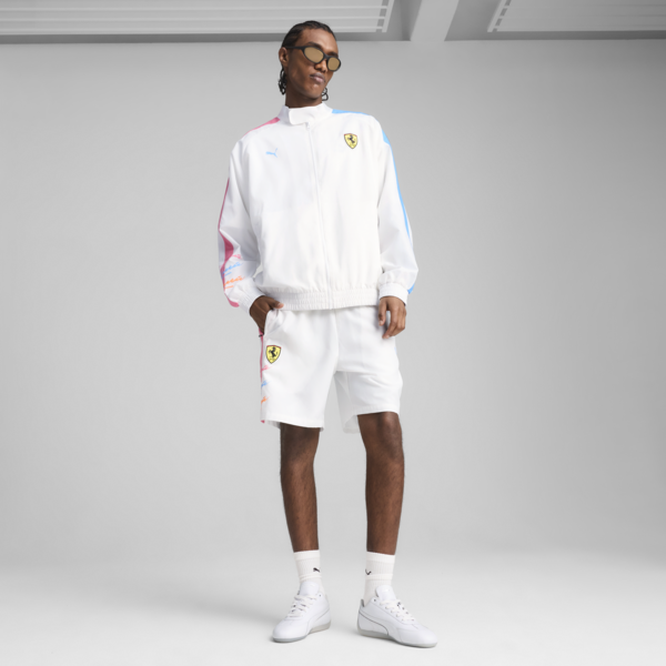 Scuderia Ferrari Miami T7 7" Shorts Men, PUMA White, large-ZAF