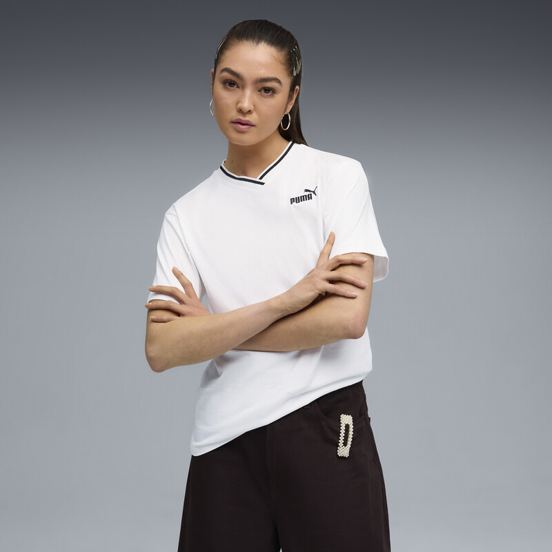 

Women's PUMA Essentials Women’s Relaxed Fit V-Neck Tee
