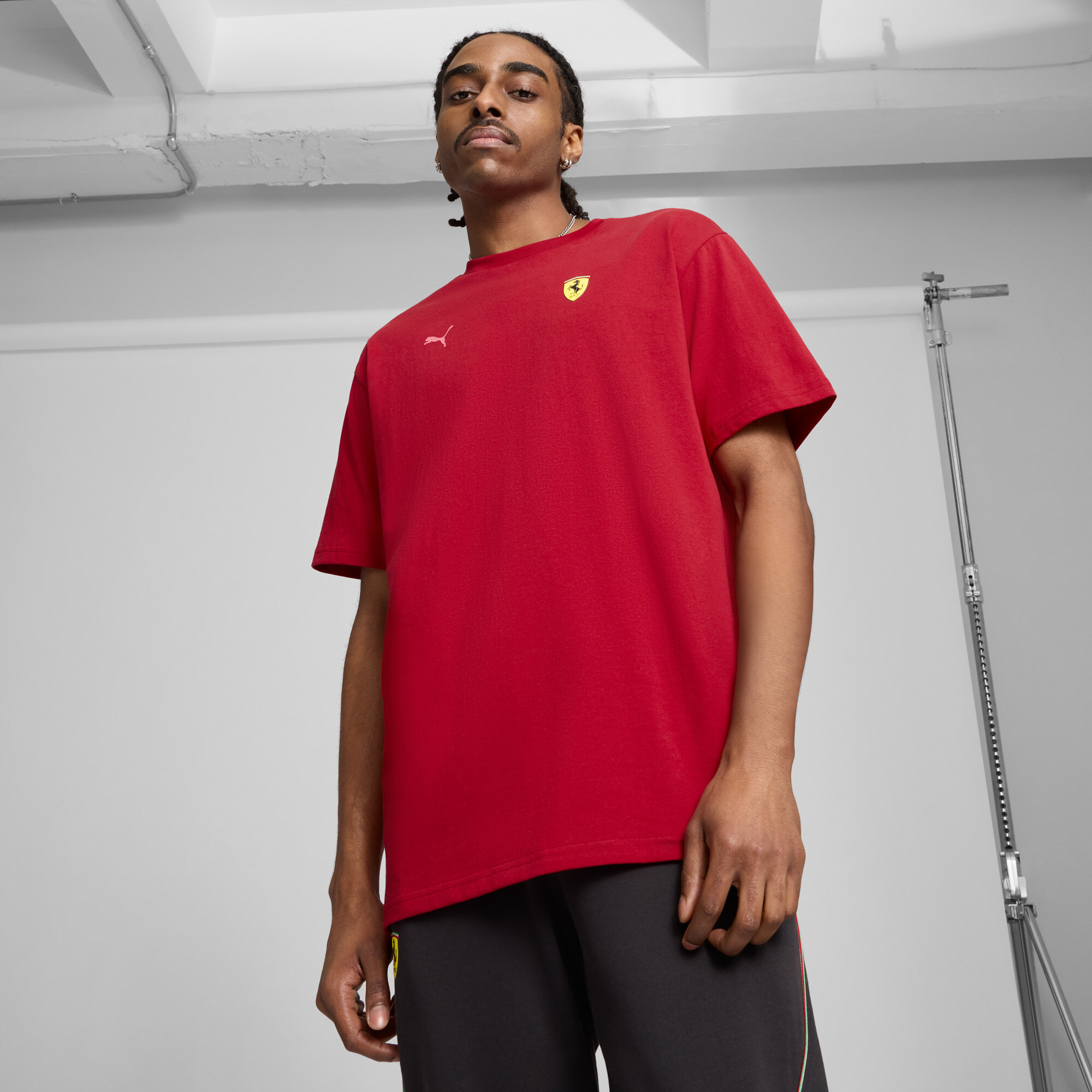 Puma Scuderia Ferrari Miami Limited Edition Graphic T-shirt Men In Red