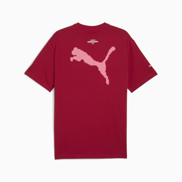 Scuderia Ferrari Miami Graphic Tee Men, Dark Crimson, large-ZAF