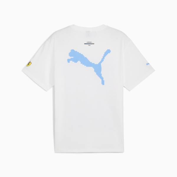 Scuderia Ferrari Miami Graphic Tee Men, PUMA White, large-ZAF