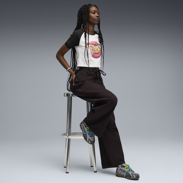 A$AP ROCKY x PUMA Flacko Smile Baby Tee Women, PUMA White, large-ZAF