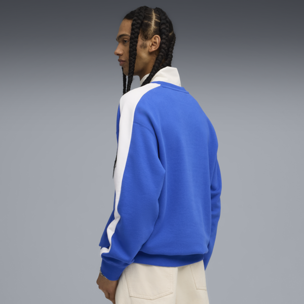 Sudadera holgado T7 para hombre, Mountain Blue, large-MEX