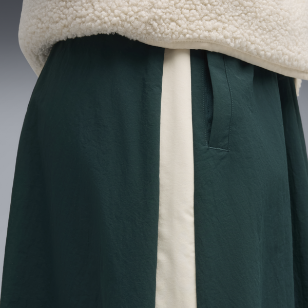 T7 Woven Midi Skirt Women, Green Terrain, large-ZAF