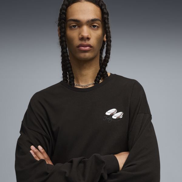 Playera de manga larga unisex FENTY x PUMA x SMURFS, PUMA Black, large-MEX
