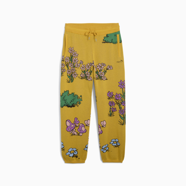 FENTY x PUMA x SMURFS Knit Sweatpants Unisex, Archive Gold, large-ZAF