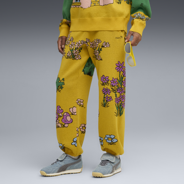 FENTY x PUMA x SMURFS Knit Sweatpants Unisex, Archive Gold, large-ZAF