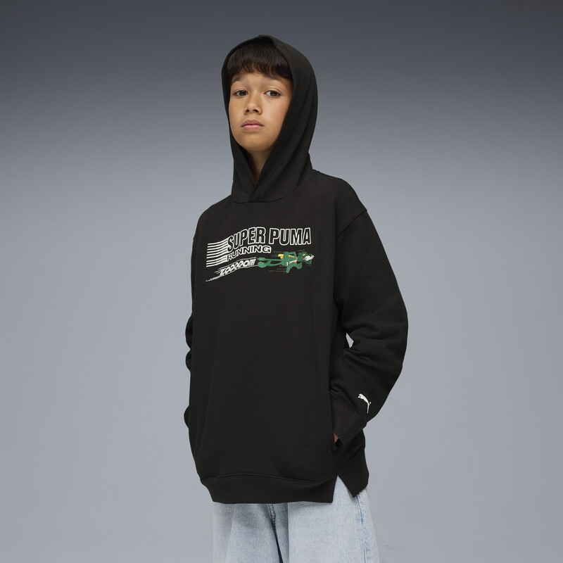 PUMA SUPER Kids' Relaxed Fit Graphic Hoodie