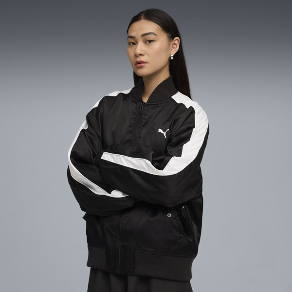 Campera PUMA aviador T7 En Negro