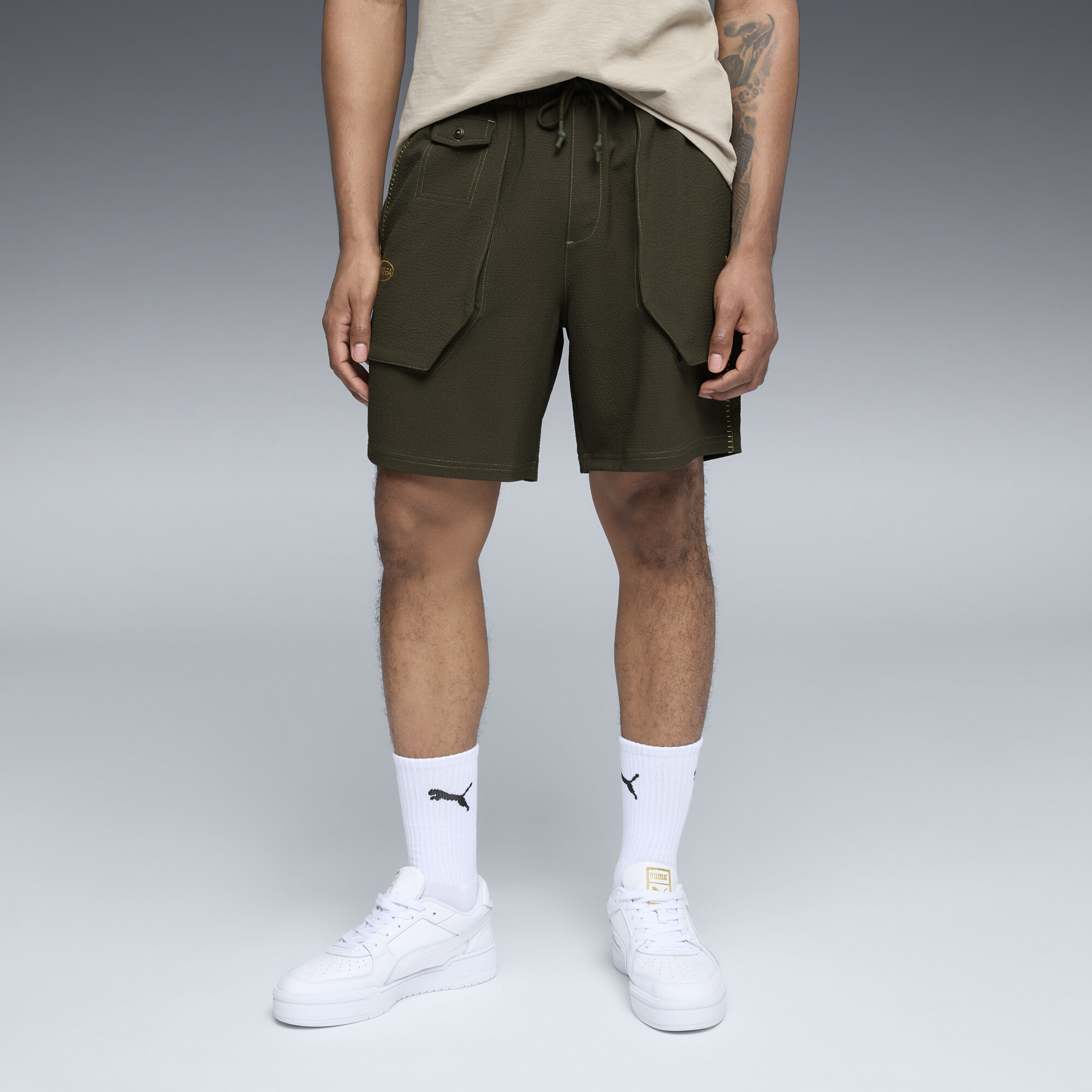 Puma X Bodega Men's Shorts In Green