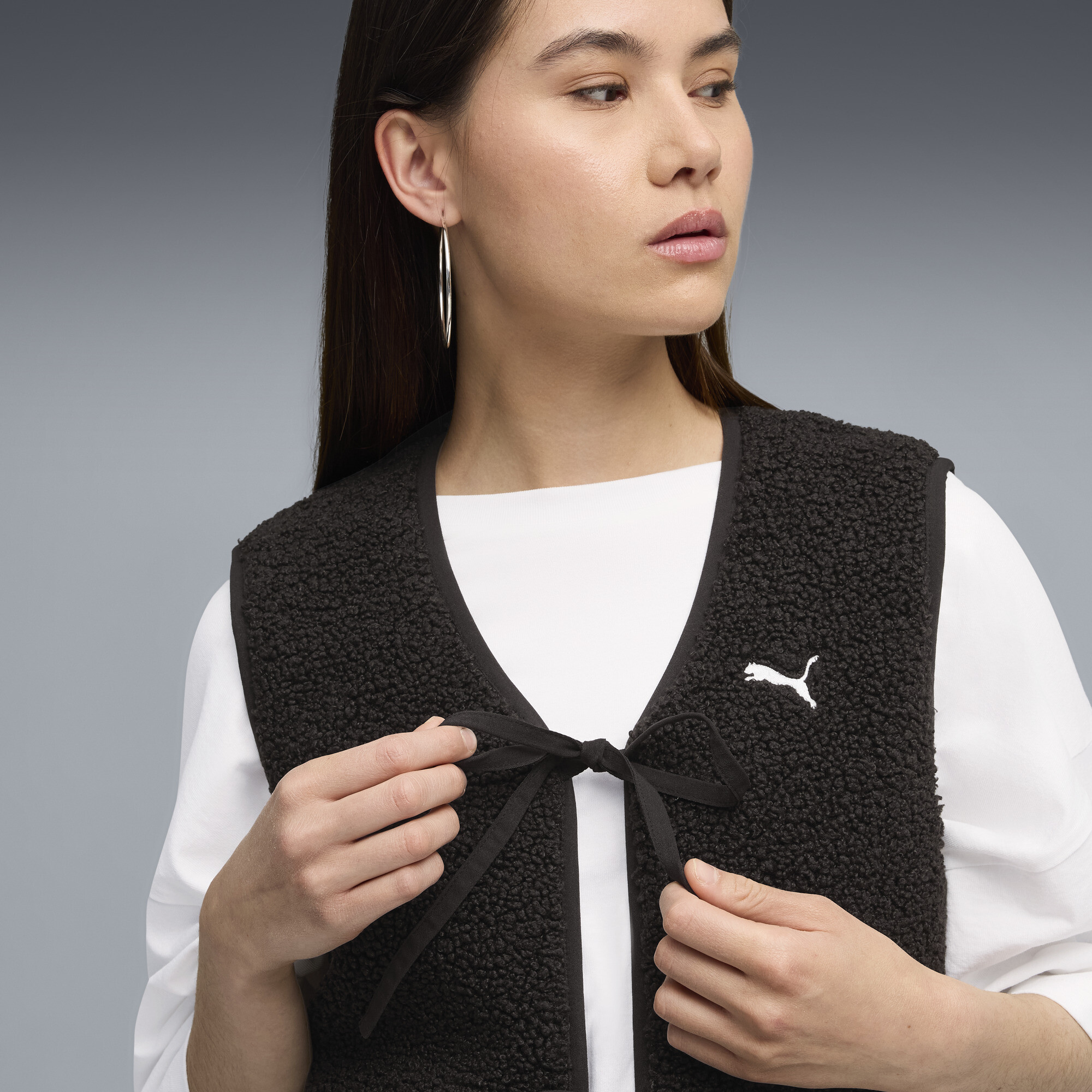 PUMA Wardrobe Essentials gilet van poolfleece voor Dames, Zwart, Maat XS thumbnail 7