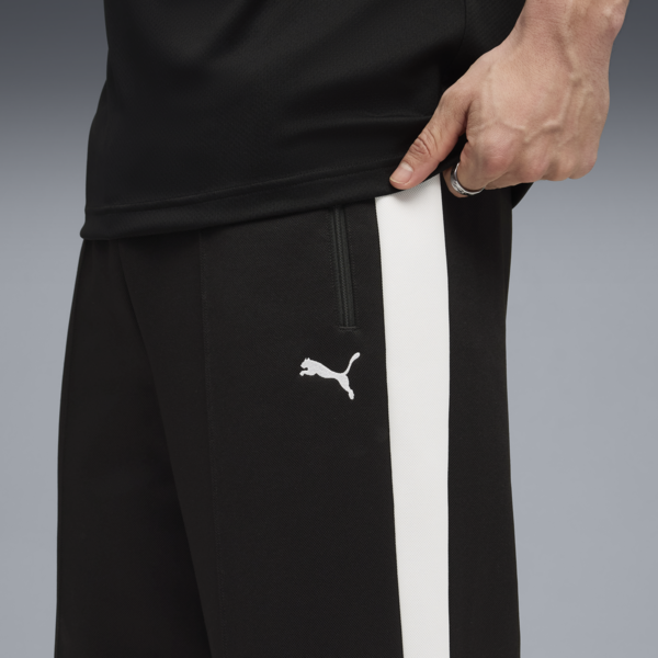 T7 Wide Track Pants Men, PUMA Black, large-ZAF