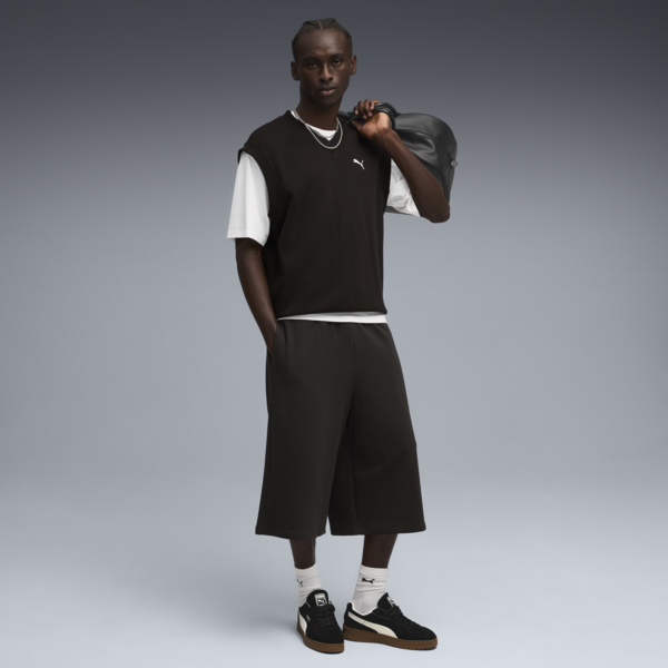 Wardrobe Essentials Relaxed 16" Jorts Men, PUMA Black, large-ZAF