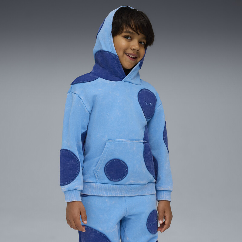 

PUMA X FENTY X SMURFS Kids Cotton Fleece Oversized Hoodie