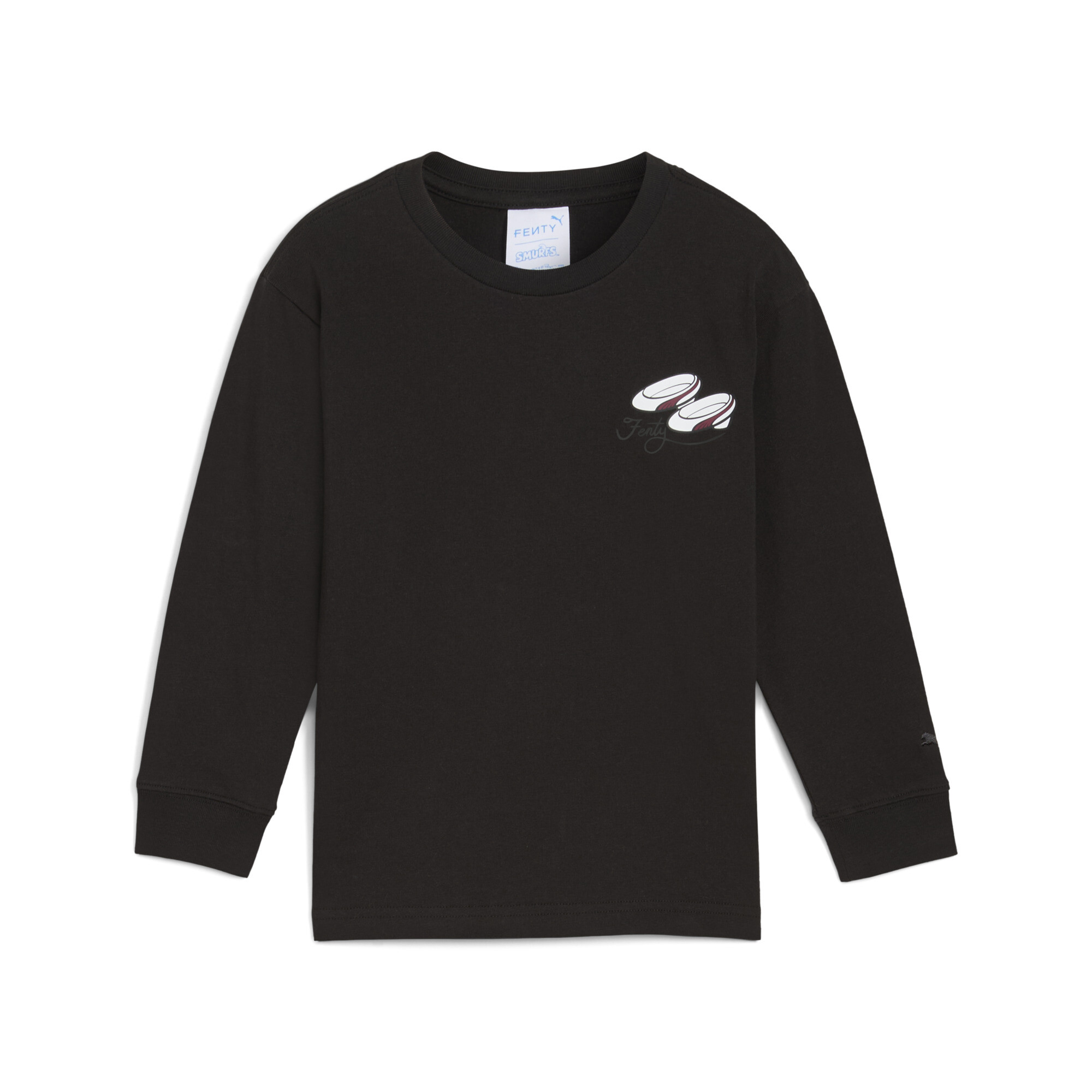 FENTY x Puma x SMURFS Langarmshirt Kinder | Mit Print | Black | Größe: 1-2Y