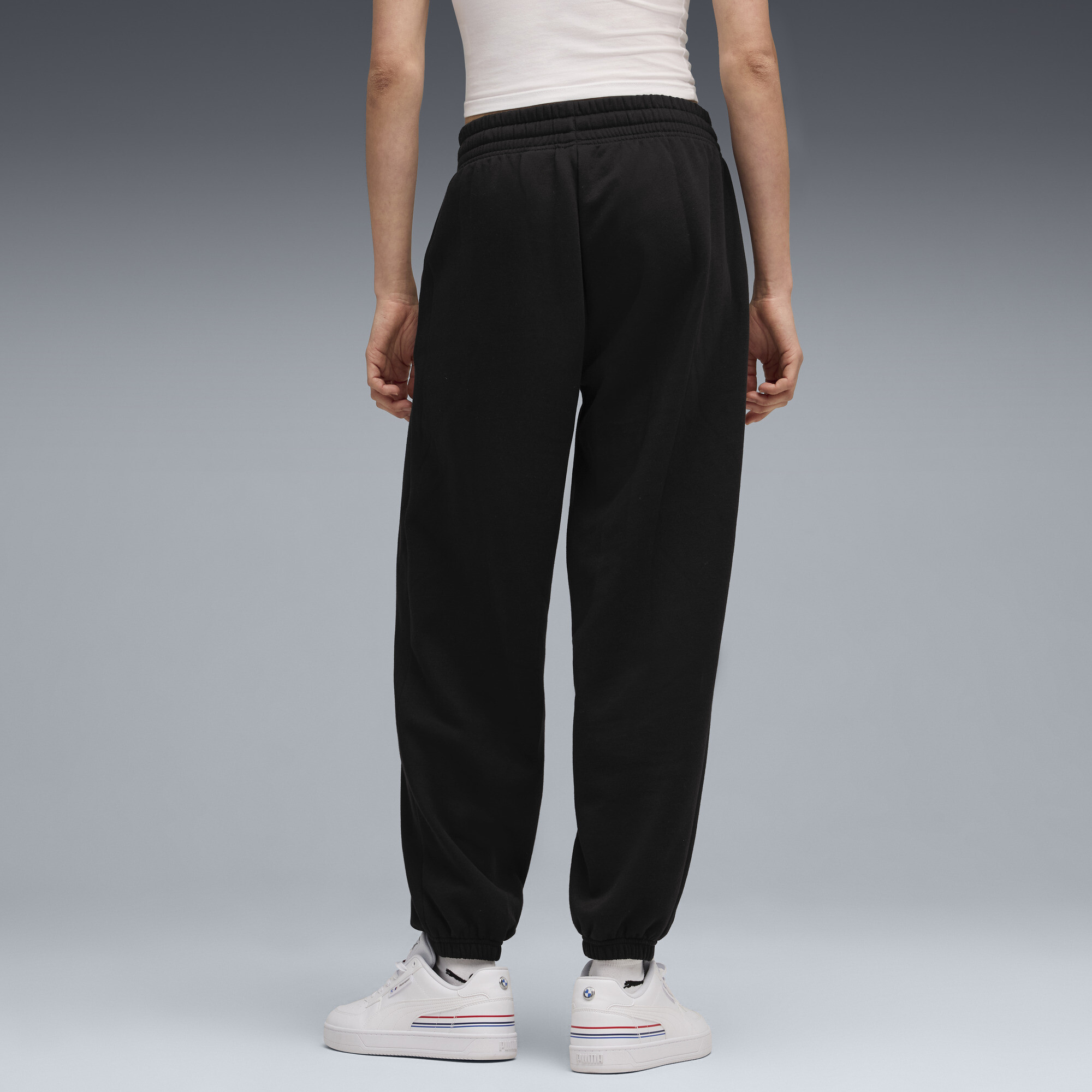 PUMA BMW M Motorsport Essentials sweatpant voor Dames, Zwart thumbnail 3