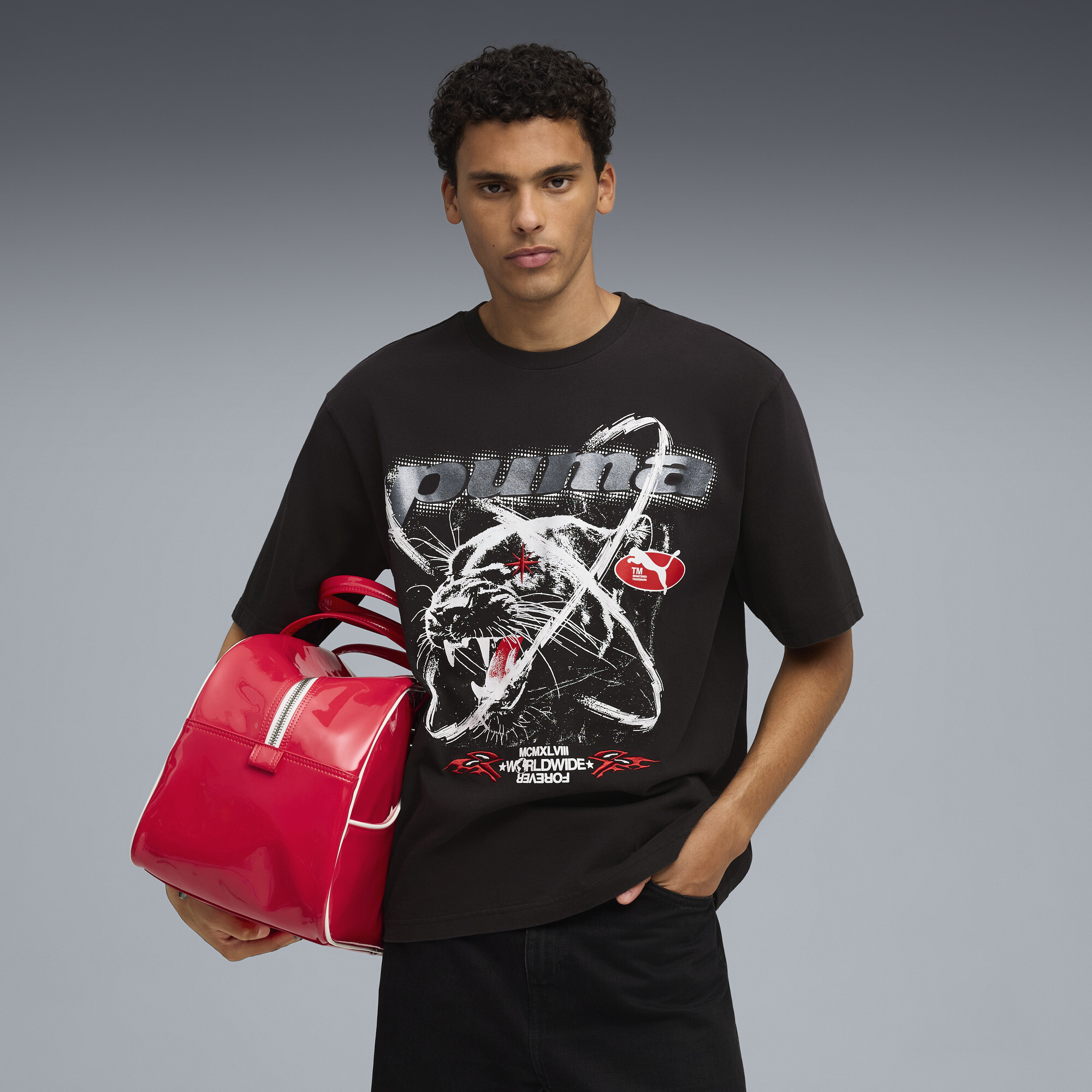 PUMATECH-X Men's T-Shirt in Black, Size XL