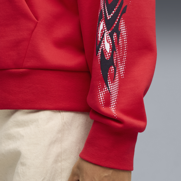 PUMATECH Boxy Fleece Hoodie Men, For All Time Red, large-ZAF
