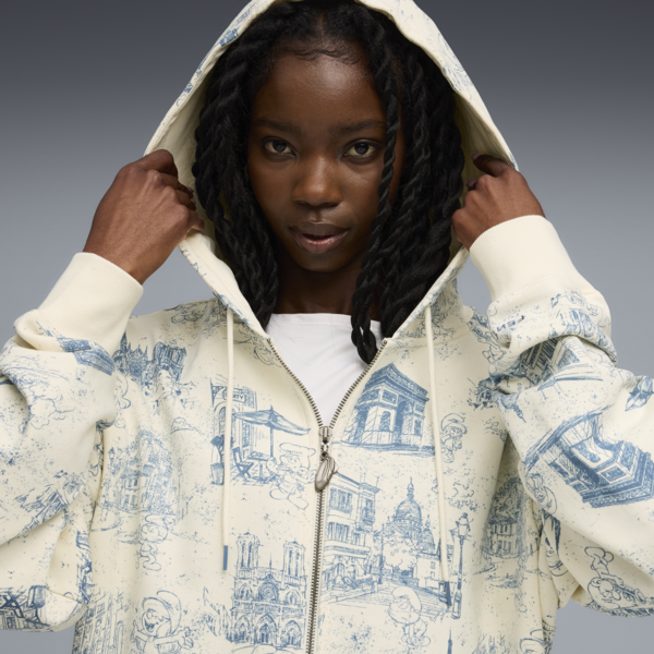 FENTY x PUMA x SMURFS Toile Zip-Up Hoodie Unisex, Deep Dive-AOP, large-ZAF