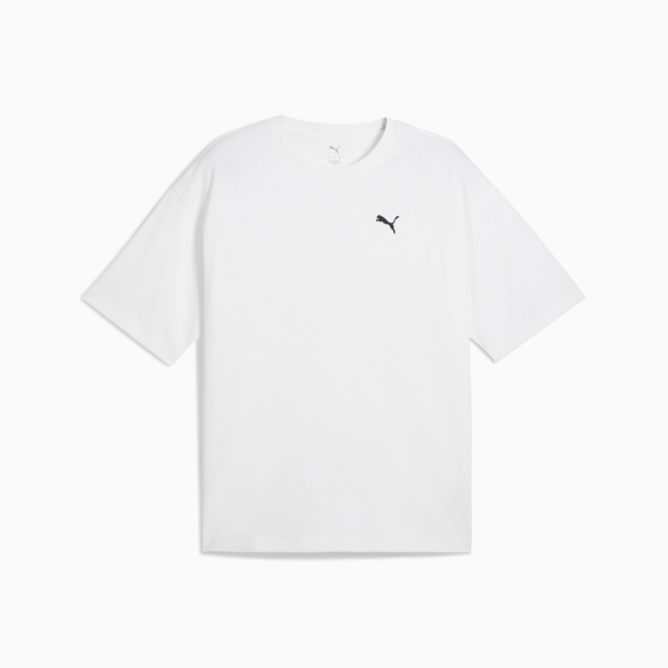Wardrobe Essentials Boxy Tee Men, PUMA White, large-ZAF