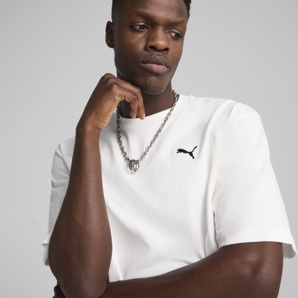 Wardrobe Essentials Boxy Tee Men, PUMA White, large-ZAF