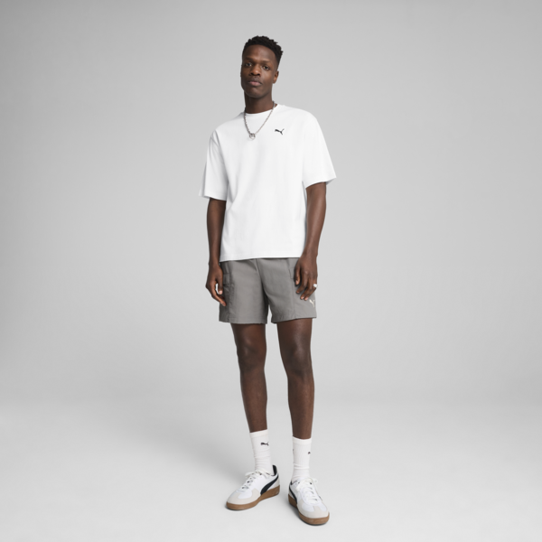 Wardrobe Essentials Boxy Tee Men, PUMA White, large-ZAF