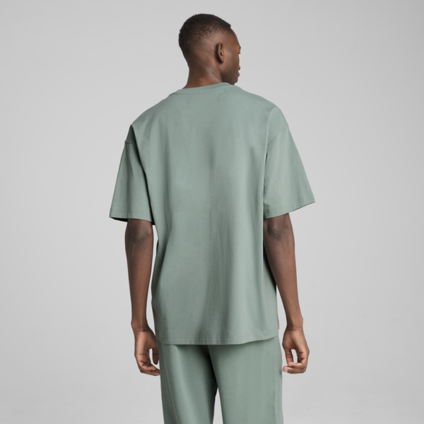 Wardrobe Essentials Oversized Tee Men, Green Moon, large-ZAF