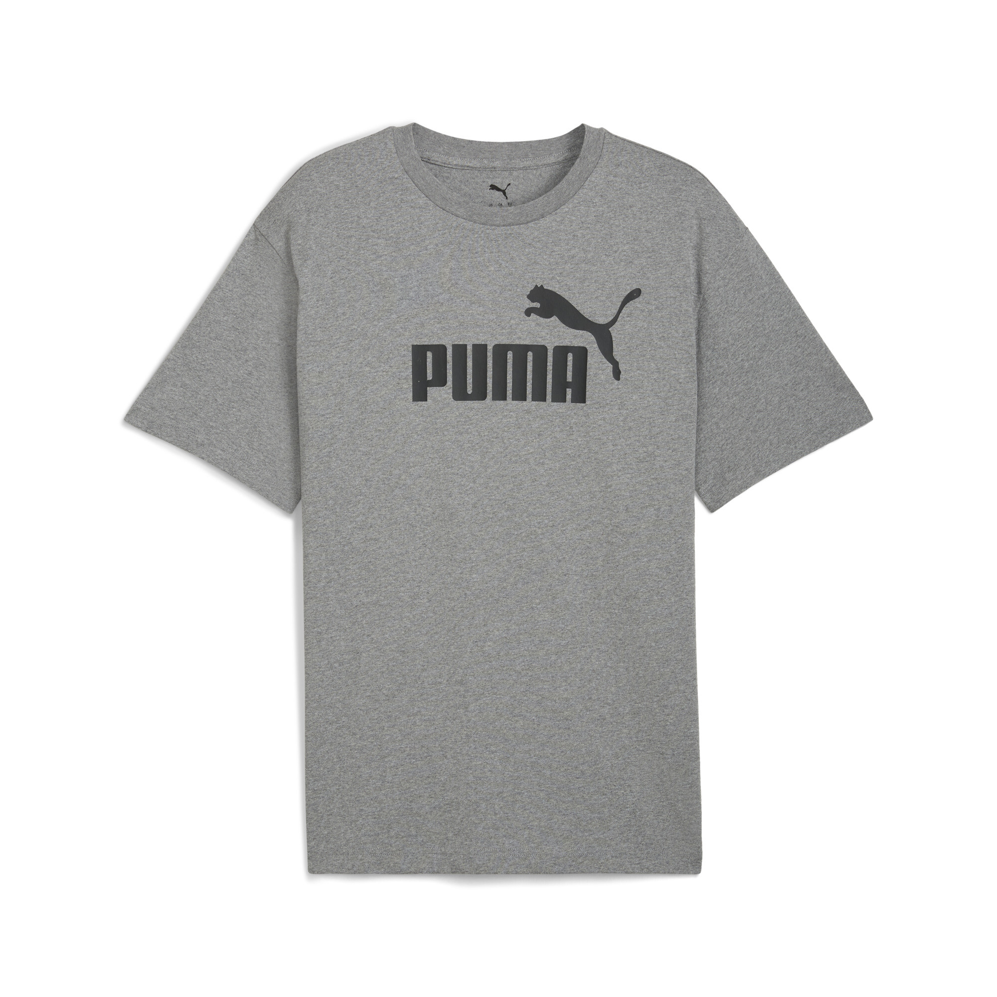 Puma Essentials No. 1 Logo Men's T-shirt In Gray