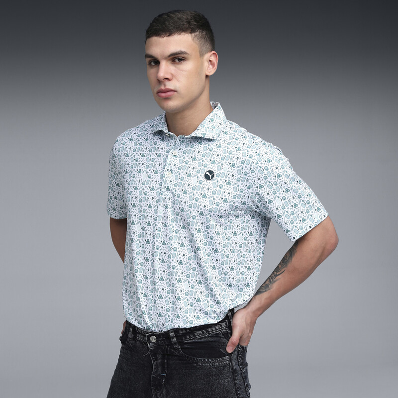 

Men's PUMA MATTR Port Sweat-Wicking Golf Polo
