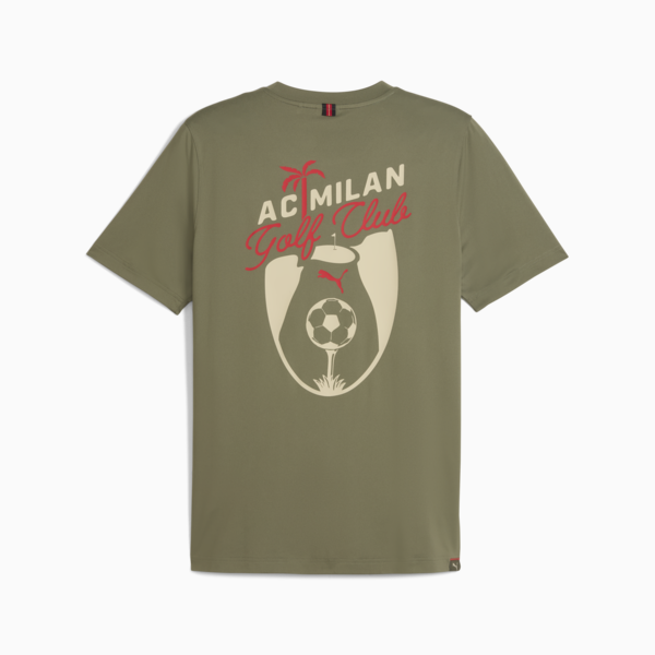 PUMA x AC Milan Golf Tee Men, Dark Sage, large-ZAF