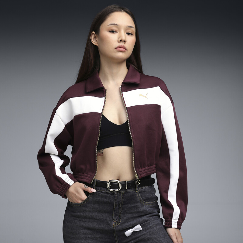 

Women's PUMA Relaxed Crop Track Jacket