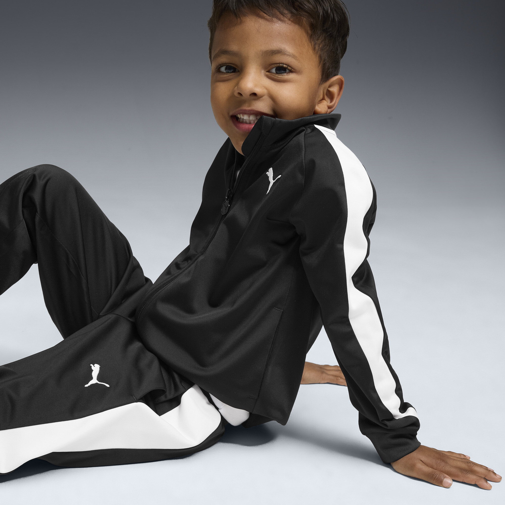 PUMA T7 Always On Track trainingspak, Zwart, Maat 4-5Y thumbnail 6