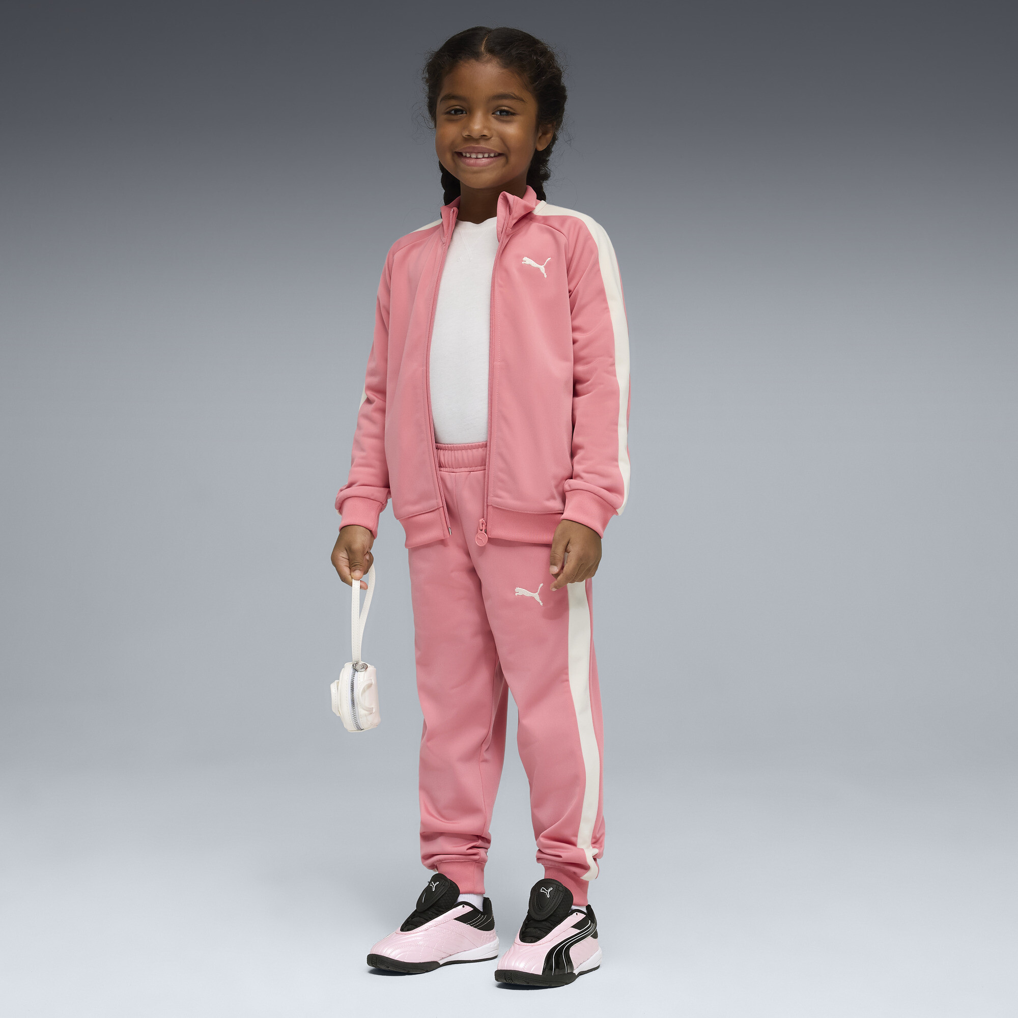 PUMA T7 Always On Track trainingspak, Roze, Maat 4-5Y