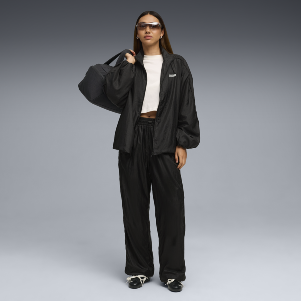 PUMA x ROSÉ T7 Track Jacket Women, PUMA Black, large-ZAF