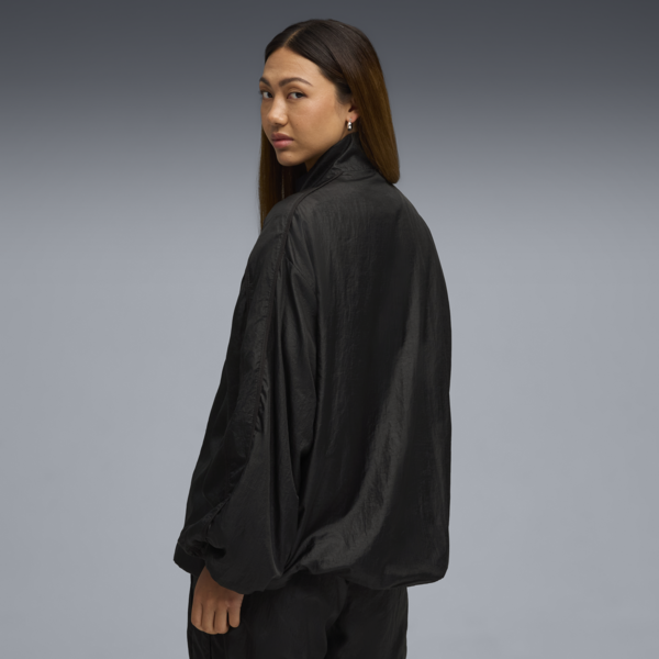 PUMA x ROSÉ T7 Track Jacket Women, PUMA Black, large-ZAF