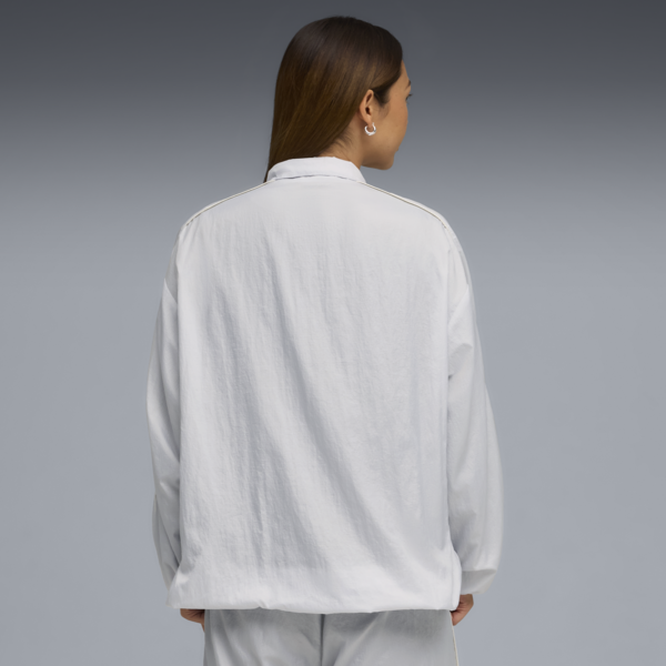 Chamarra PUMA x ROSÉ T7 para mujer, Silver Mist, large-MEX