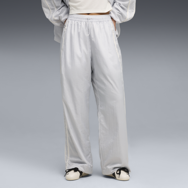 Pantalones PUMA x ROSÉ T7 para mujer, Silver Mist, large-MEX