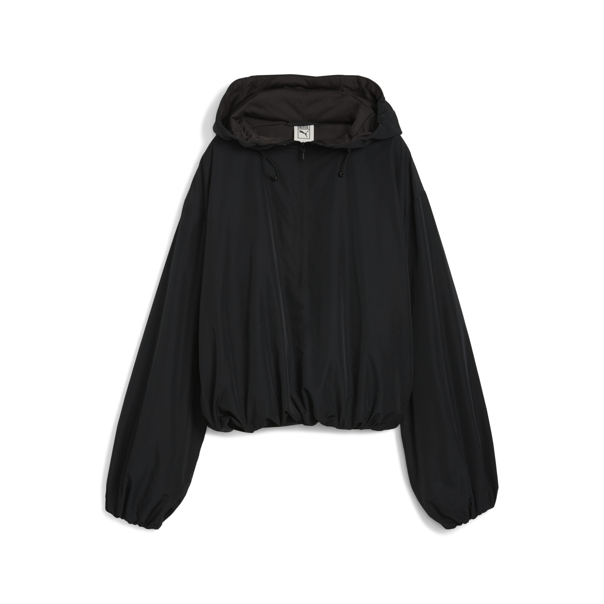 PUMA x ROSÃ oversized jack met halve ritssluiting voor Dames, Zwart, Maat L thumbnail 3