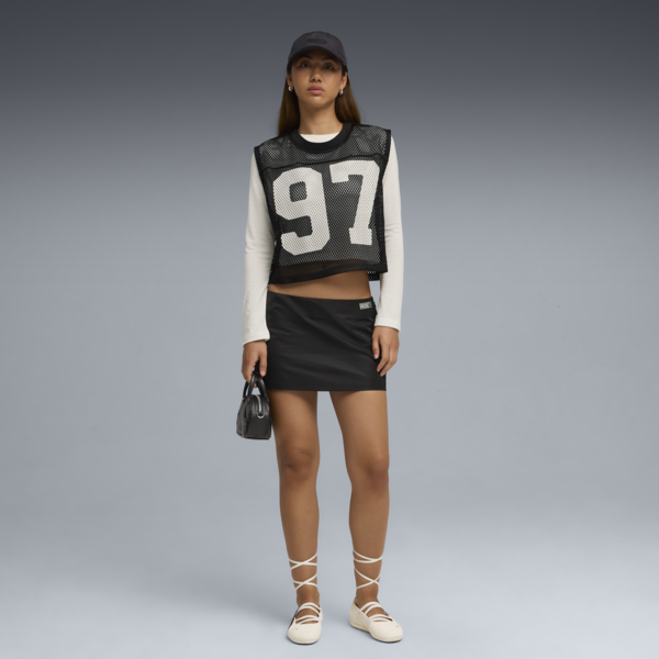 PUMA x ROSÉ Micro Mini Skirt, PUMA Black, large-ZAF